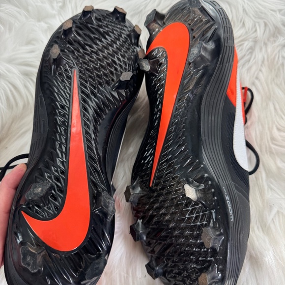 Nike Alpha Huarache Elite‎ 2 Orange/Black/White Baseball Cleats Sz 14 main image 4